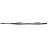 Winsor &amp; Newton Professional Watercolour Synthetic Brush, Rigger #3 | Synthetic Bristle Blend, Excellent Color Carrying Capacity, Resilient Spring, Shape Retention, Quality &amp; Performance