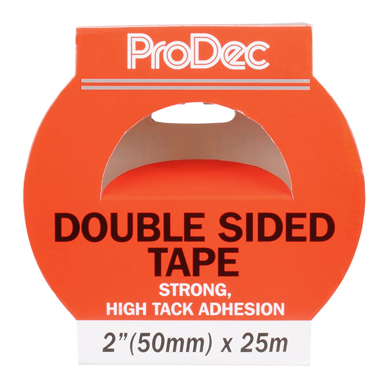 ProDec Double Sided Tape for Everyday Use, Mounting, Arts and Crafts, Scrapbook, Photo Albums, Easy to Use Double Sided Sticky Tape with Strong Adhesive 48mm x 5m