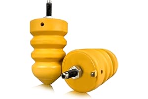 Yukauto Rear Bump Stop, Leaf Spring Suspension Bumper Fit for 2000-2014 GMC Yukon, 2016-2019 2000-2014 Chevy Suburban, 2002-2006 Avalanche, 2002-2005 Cadillac Escalade (1Pair)