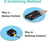 DGODRT USB Switch 4x4 Port Selector 4 Computer Share Keyboard Mouse Printer view 5