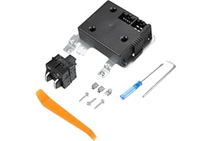 A ABSOPRO Trailer Brake Control Module Switch Kit No.82215040AB/82215040AC with Tool Instrument Panel Switch for Ram 1500 250