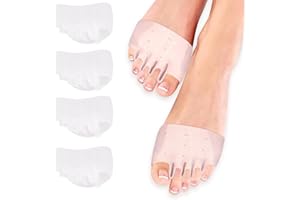 Habioer Toe Separators - Podiatrist Recommended, Toe Spacers for Men and Women, Breathable Bunion Corrector, Plantar Fasciitis(2 Pair)