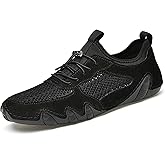 OJPO Driving Shoes for Men Breathable Mesh Men's Casual Shoes Slip On Fashion Comfortable Handmade