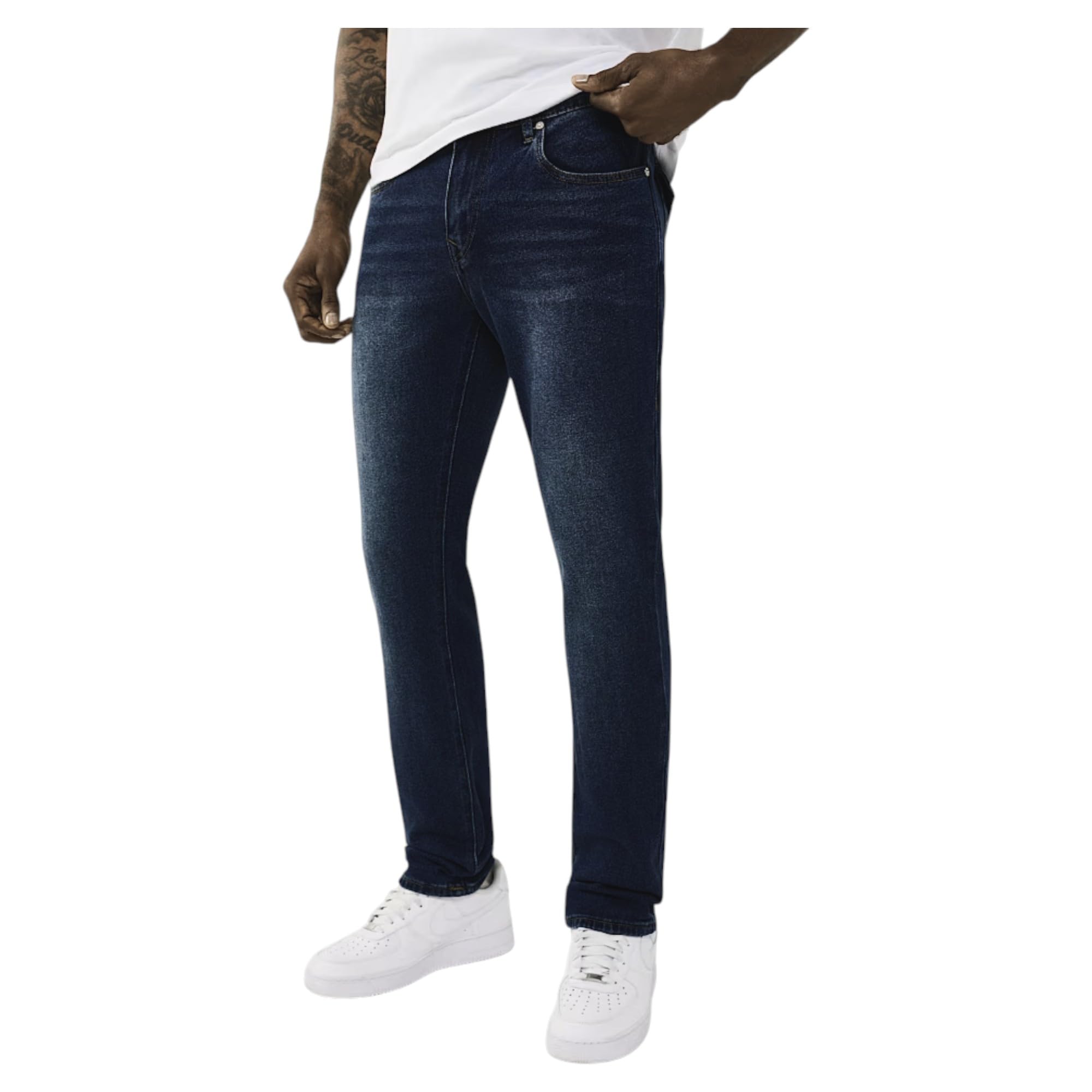 Photo 1 of True Religion Men's Rocco Skinny Jean 700676 (US, Waist Inseam, 33, 32, Regular, Regular, Dark Woodland Wash)