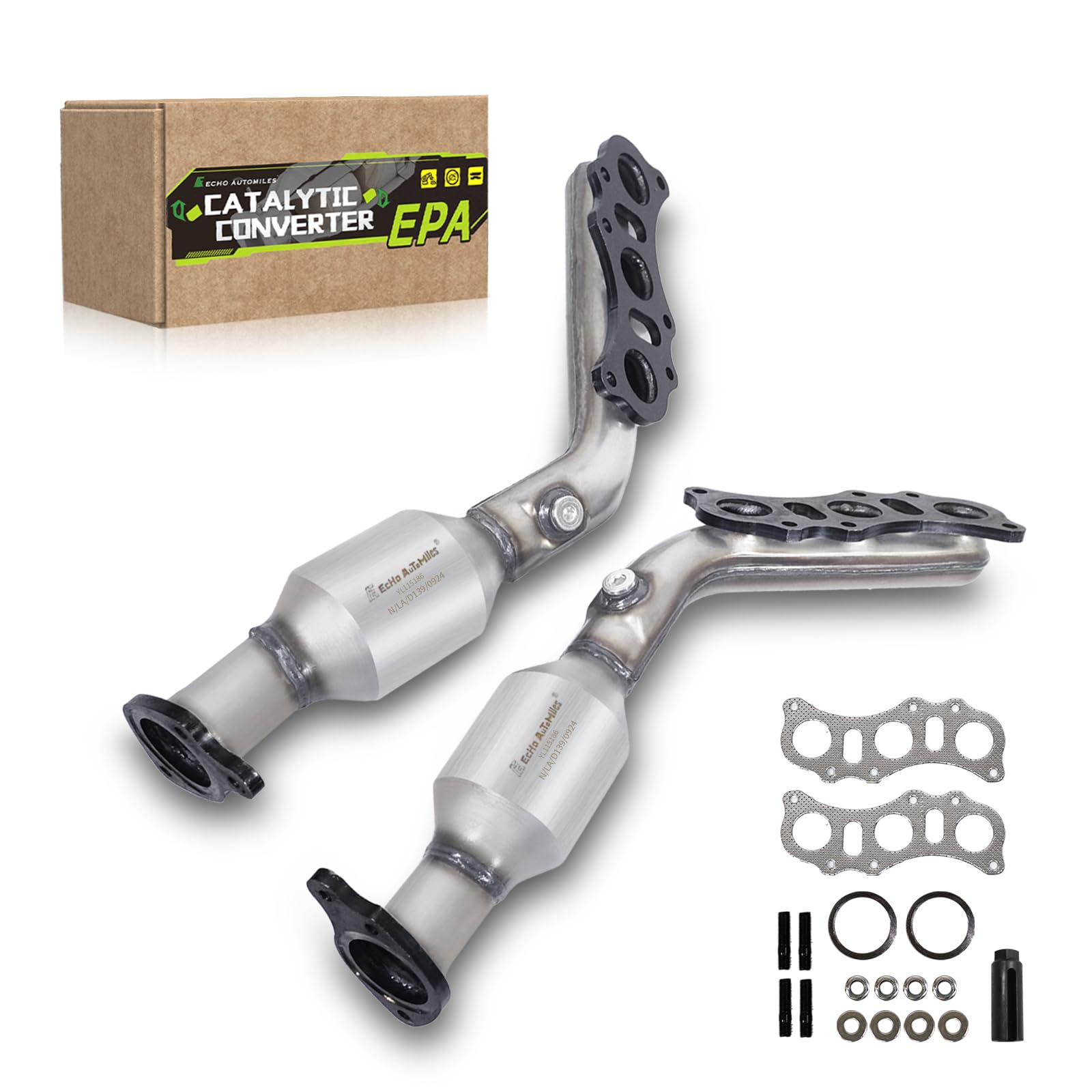 Photo 1 of ECHO AUTOMILES Catalytic Converter Compatible with 2003-2009 Toyota 4Runner, 2005-2011 Toyota Tacoma, 2007-2009 Toyota FJ Cruiser 4.0L V6 Catalytic Convertor EPA Compliant