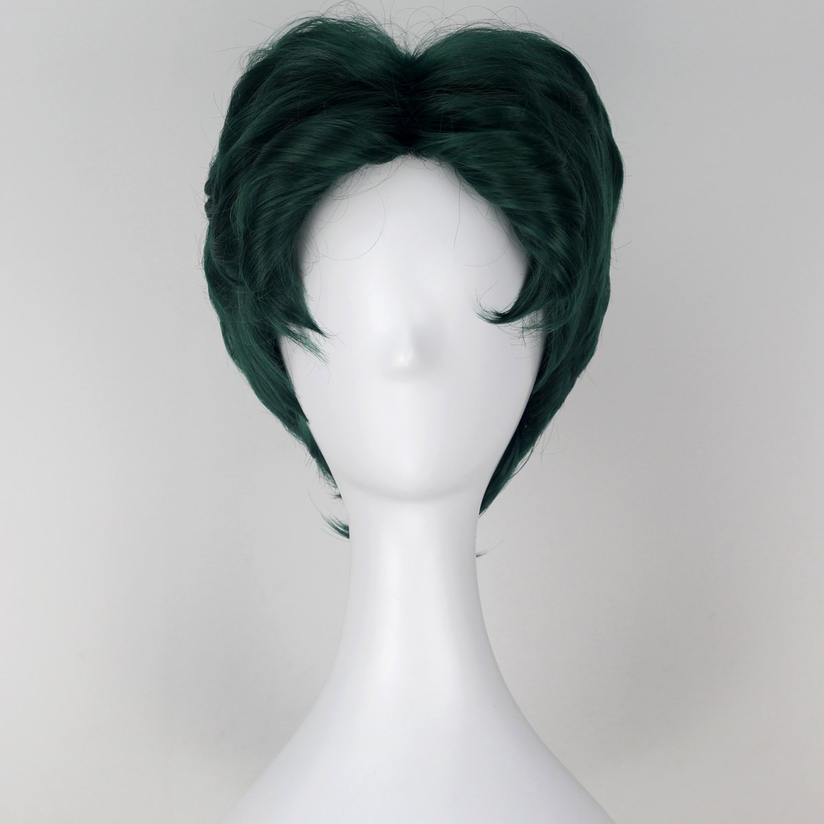 Amazon Com Miss U Hair Men Kids Short Fluffy Wavy Green Hair