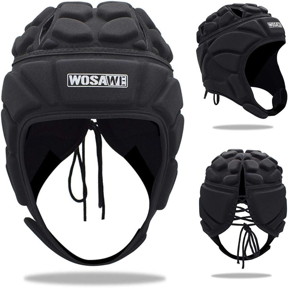 Ablerfly Heat Pro Helmet Soft Padded Headgear - 7v7 Soft Shell - Rugby - Flag Football Helmet - Soccer Goalie & Epilepsy Head Fall Protection - Youth & Adult Sizing richly