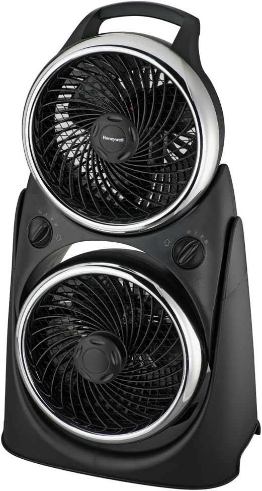 Honeywell HT-8800E Ventilador turbo doble, 50 W