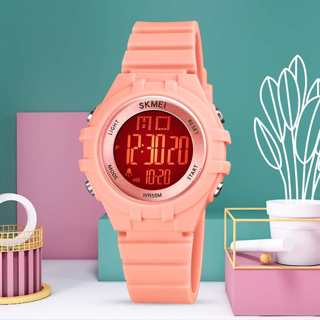 CakCity Kids Digital Sport Waterproof Watch for Girls Boys Kid Sports Outdoor LED Electrical Watches with Luminous Alarm Stopwatch Child Wristwatch Ages 3-21: Watches