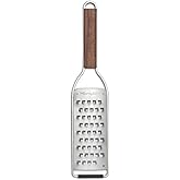 Microplane Master Series Wood Handle Stainless Steel Frame Extra Coarse Blade Cheese Grater