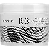 R+Co Hyperlink Fiber Stretch Pomade | Weightless Volume + Flexible Hold + Shine | Vegan + Cruelty-Free | 2 Oz