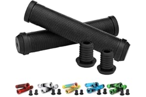 KUTRICK Scooter Grips - Mixed Color MTB & BMX Handlebar Grips | 145mm Soft Grips for Pro Stunt Kick Scooter, Mountain Bike
