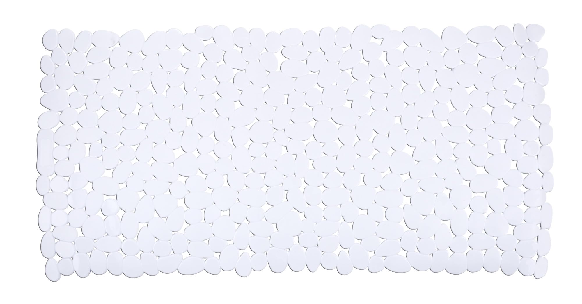 WENKO 20276100 Bath mat Paradise White, Plastic, White