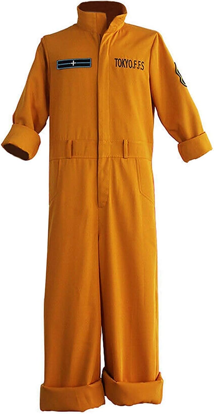 Fire Force Shinra Kusakabe Cosplay Costume Halloween Akiratu Oubi Maki Ose Outfit Uniform