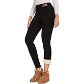 TOVUNI Sherpa Fleece Lined Leggings Women Winter Warm Thermal Tights Soft High Waist Thick Pants for Cold Weather