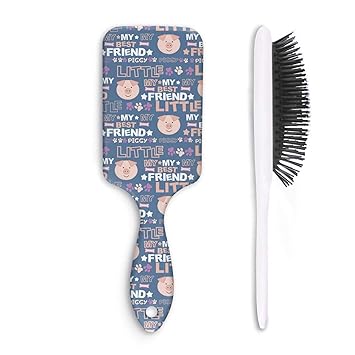 Amazon Com Little Cartoon Pig My Best Friend Unisex Hair Brushes