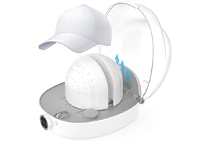 DOGBABY Hat Cleaner, Automatic Cap Cleaner, All in One Hat Care Machine Steam Cleaning & Ironing and Drying for Bucket hat Baseball Cap,Bucket Hats, Felt Hats, Restore Misshapen Hat Steamer Shaper
