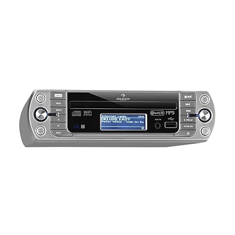 auna KR-500 CD Internetradio Unterbau-Radio (Internet Radio, CD/MP3-Player, WiFi, AUX, USB, Spotify Connect, Network-Streamin