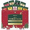 VAHDAM, Merry Christmas Tea Gift Set (9 Individually Wrapped Tea Bags) Limited Edition -Gluten Free, Non GMO | Christmas 2025 Gift Ideas | Christmas Gifts For Women 2025 & Christmas Gifts For Men 2025