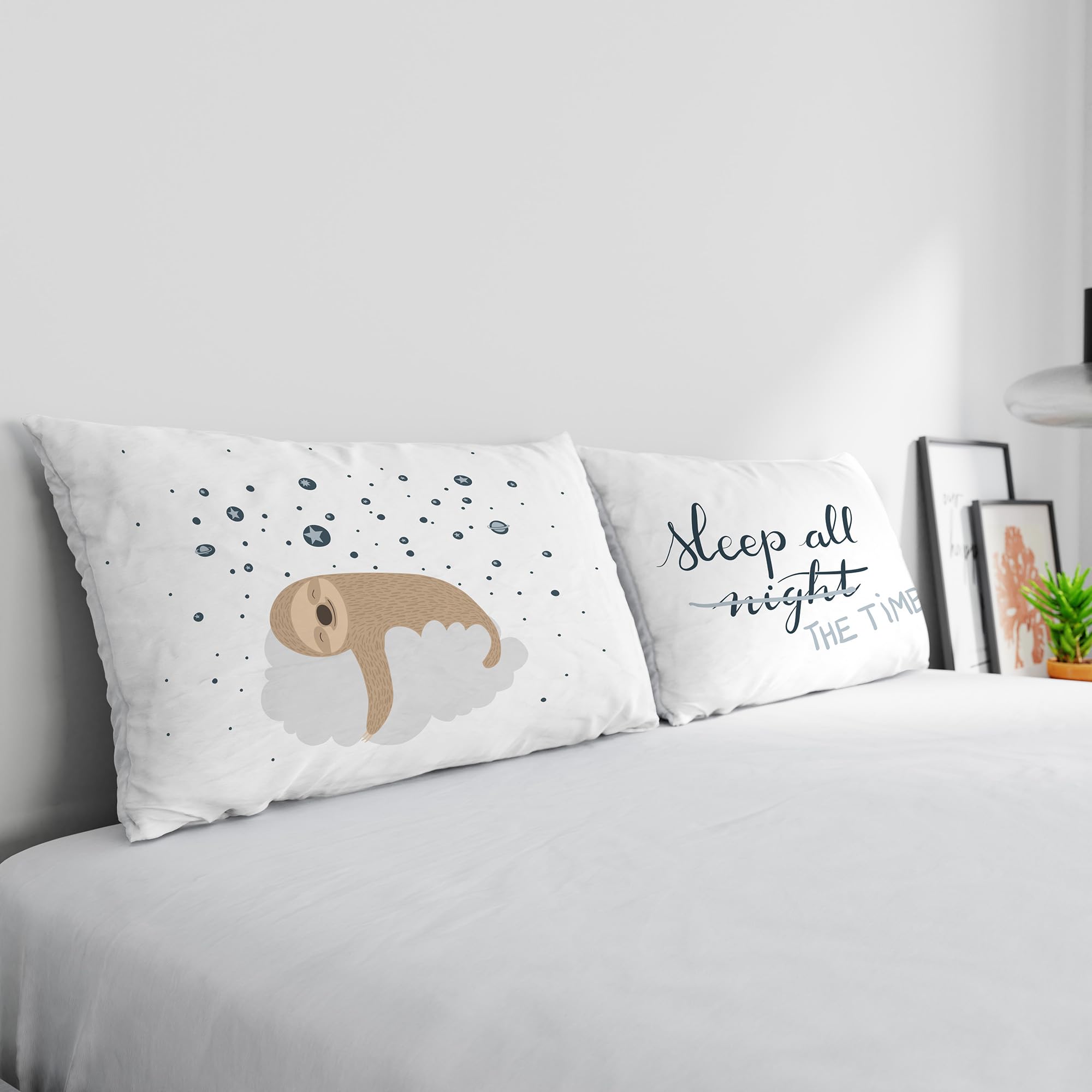 Pair of Pillowcases 100% Cotton Digital Print, PR-23