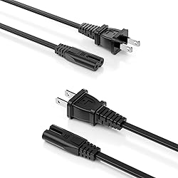 2 Pack 6 ft AC Power Cord Cable Fit for Sony PS5