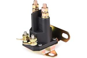 MaySpare 4 Pole Starter Solenoid Compatible With Briggs & Stratton 5410K,Cub Cadet, Craftsman, Husqvarna 109946 MTD,Mower AM1