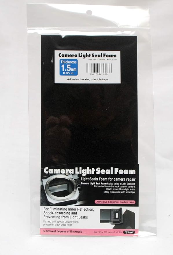 Camera Light Seal Foam 250 X 125 X 1.5mm Amazon.co.uk Camera & Photo