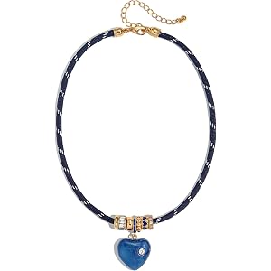 HUAYUNFANG Paracord Rope Choker Necklace with Pendant for Women | Rope Cord Collar Necklace Statement Choker Holiday Boho Jew