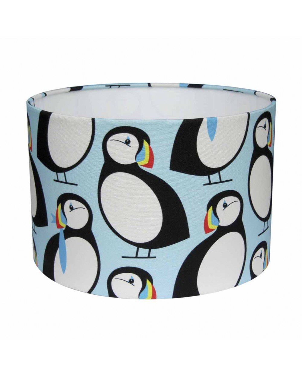 Georgia Wilkinson Puffin Lampshade Blue Amazon Co Uk Kitchen Home
