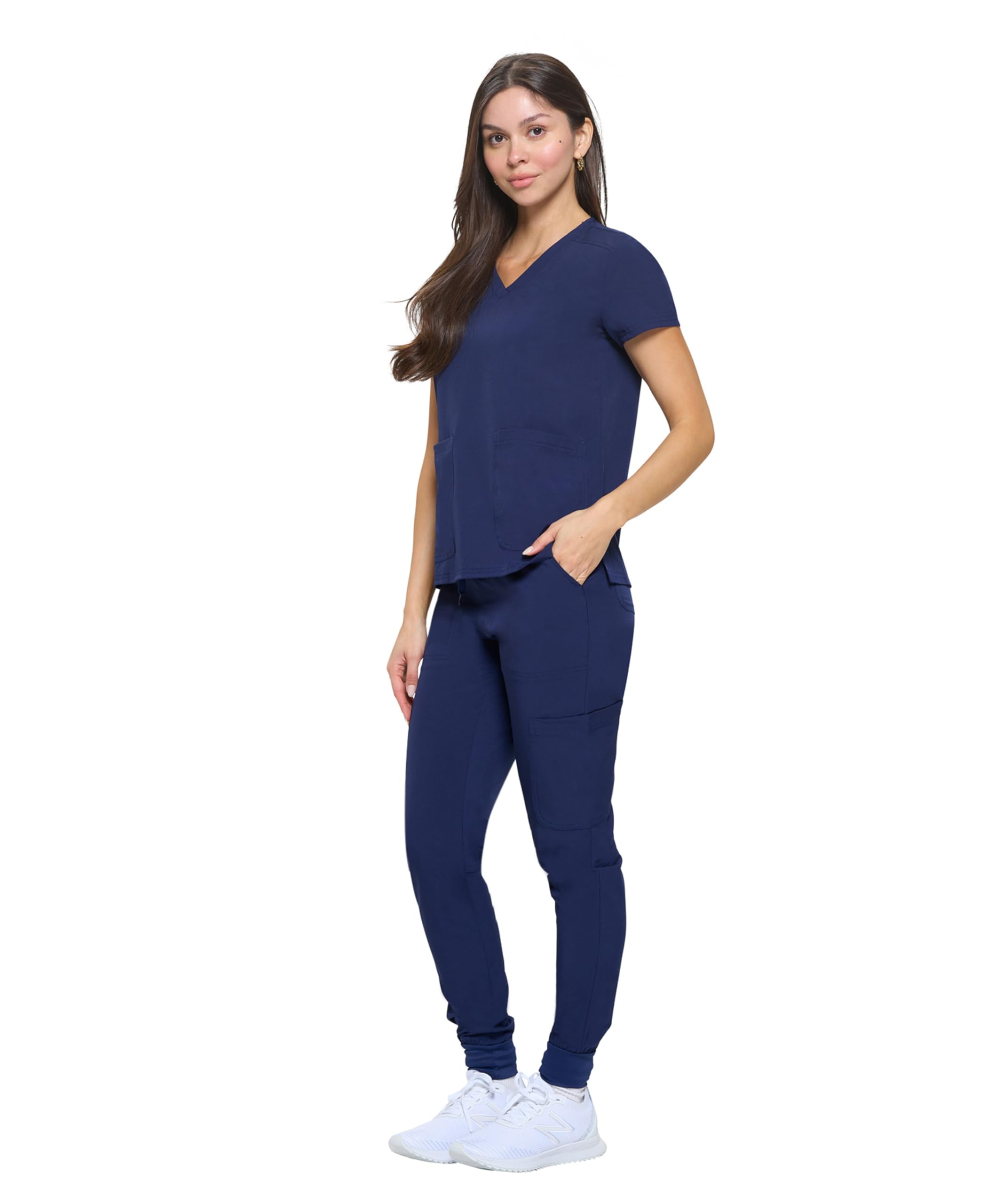 M&M SCRUBS Women's Essential Jogger Scrub Set