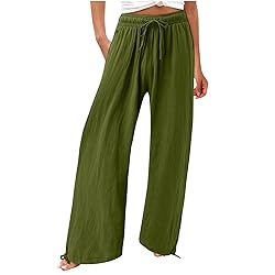 SHAOBGE Women's Casual Wide Leg Palazzo Pants High