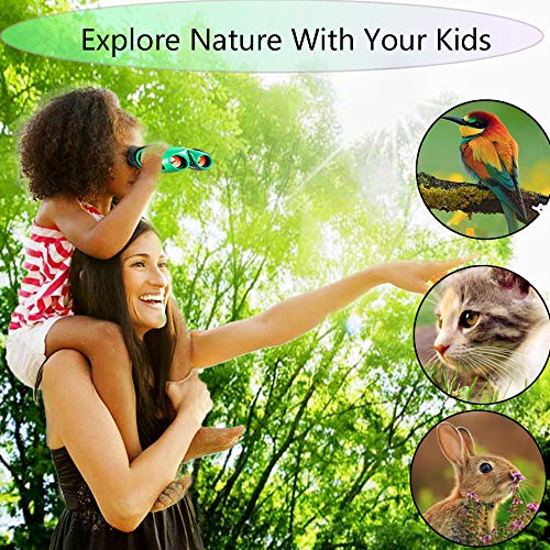 Niskite Gift for 4 5 Years Old Boys, Binoculars for Kids Children,Best Toys for 6 7 8 9 10 Years Age Girls Green