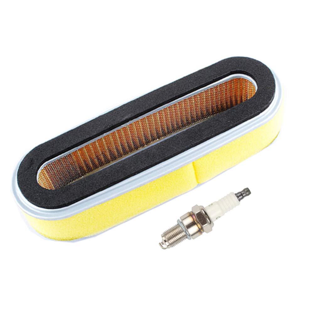 OxoxO Air Filter Spark Plug Compatible with GV150 GV200 GXV120 Engines HR214 HR194 HR195 HRA214 Lawn Mowers Replace # 17210-ZE6 17210-ZE6-003 17210-ZE6-505 17211-888-013