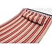 ZENY Hammock Quilted Fabric Hmmock with Pillow, Double Hammock with Wood Spreader Bar Heavy Duty,Outdoor,Garden Hammock, Camping Hammock