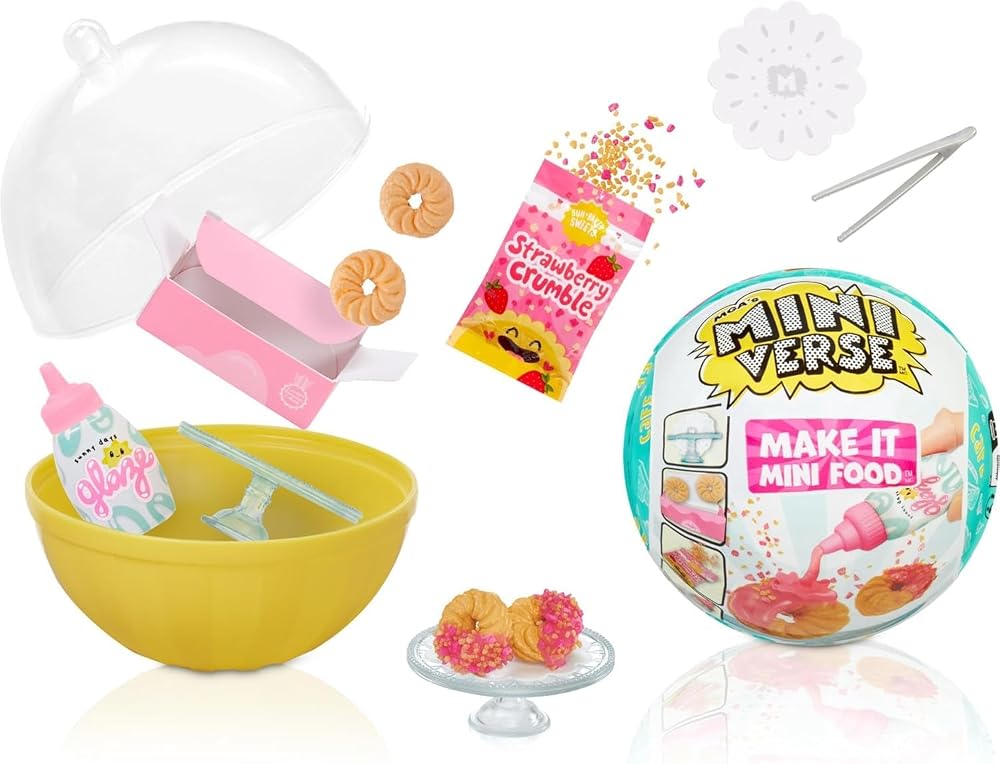 MGA Miniverse Make It Mini Food Cafe Series 3 Blind Pack DIY Resin Collectible