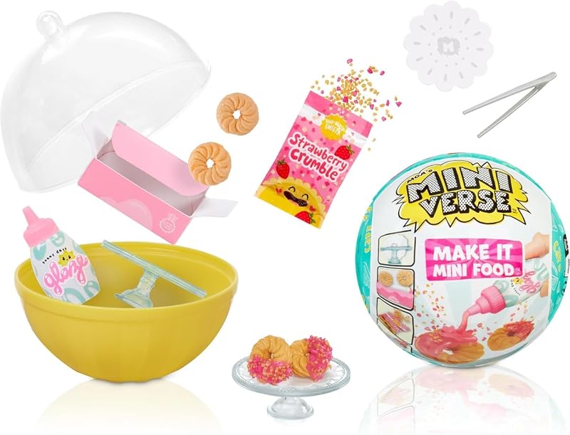 MGA Miniverse Make It Mini Food Cafe Series 3 Blind Pack DIY Resin Collectible