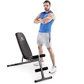Marcy Adjustable Weight Bench, Upright Incline Decline Flat Positions SB-261W