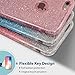 MILPROX Case Compatible with iPhone 6/6S, Bling Glitter Pretty Sparkle 3 Layer Hybrid Anti-Slick/Protective/Soft Slim TPU Case Compatible with iPhone 6s/6