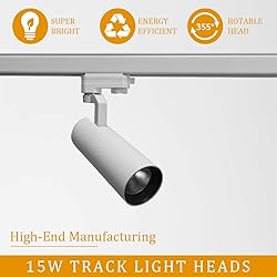 UPO LED Track Lighting Kit, 5 Lights 1500lm/15w