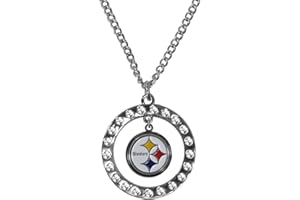 Siskiyou Sports NFL unisex-adult Rhinestone Hoop Necklaces