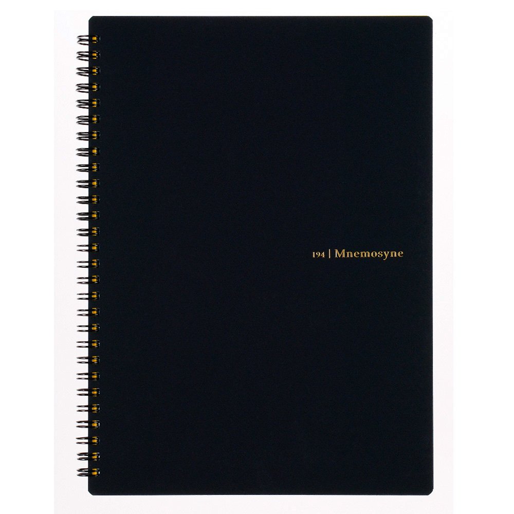 MNEMOSYNE B5 Notebook, black, 9.92 inches x 7.05 inches (ruled), N194A — image 1