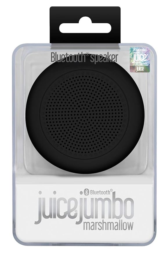 Juice Jumbo Marshmallow, Bluetooth Speaker, Black. Amazon.co.uk