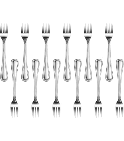 12 Pack Winco 0033-06 Oxford Salad Fork, 18/8 Extra