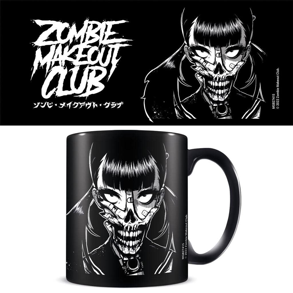Pyramid International Zombie Makeout Club Mug (Death Stare Design) 11oz Ceramic Black Mug - Official Merchandise
