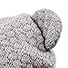 Bamery Baby Crochet Hat Infant Cute Bear Ear Beanie Toddler Boys Girls Earflap Hats for Fall Winter Warm Cap (Bear Gray, 0-6M)