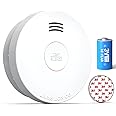 SITERWELL Smoke Detector, Smoke Detector 10 Year Battery with Photoelectric Sensor, Fire Alarm with Low Battery and Fault Warning for House and Bedroom, UL217-9th Listed, GS525A, 1 Pack