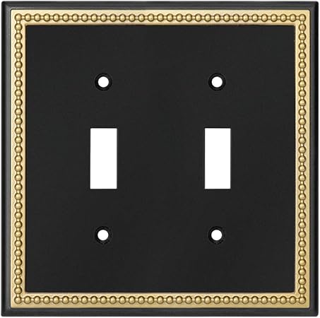Pearled Frame Decorative Wall Plate Switch Plate Outlet Cover