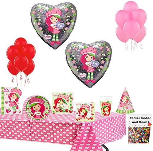 Strawberry Shortcake Birthday Party Supplies and Balloon Set