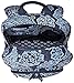 Vera Bradley Women's Cotton Campus Backpack, Blue Bandana, One Size