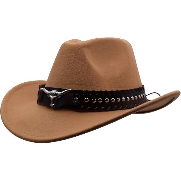 Generic PU Leather Hat Band for Cowboy Decorative Hatband  display picture 3